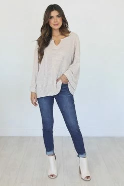 Best deal 😉 Pink Lily Sweet Enough Oatmeal Knitted Pullover 🧨 -lounge-tops shop 053842f5a2ad4e53b70acc59fe2ad6f2.thumbnail.0000000 530x530