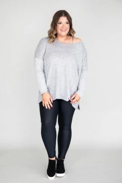 Top 10 🎉 Pink Lily Simple Style Grey Blouse 🎉 -lounge-tops shop 168550 2 d2b23ecd c8fa 40b4 8518 ce1d721aa5f2 650x