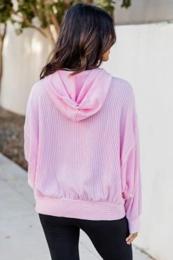 Top 10 🤩 Pink Lily Stylish Splendor Pink Hoodie ⌛ -lounge-tops shop 169090 8 650x