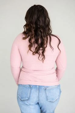 Promo 🛒 Pink Lily Unbelievable Story Henley Mauve Blouse FINAL SALE 🤩 -lounge-tops shop 169510 10 650x