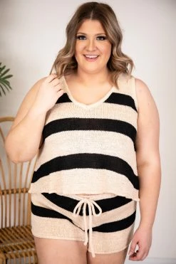 Deals 😍 Pink Lily Wonder Often Striped Black Shorts FINAL SALE 🎁 -lounge-tops shop 171318 171320 12 62a26215 dff6 42ad 9de9 3f7d825b88fb 650x