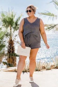 Brand new 🔔 Pink Lily Wonder Often Charcoal Sweater Tank FINAL SALE 🎉 -lounge-tops shop 171334 171336 wonderoftencharcoal 172336 coolerthanyouknow 173656 pathtothetropicsivory 2 650x