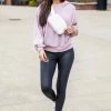 Best deal 🎁 Pink Lily Stylish Splendor Dusty Mauve Hoodie 🤩 -lounge-tops shop 173910 173878 3 650x