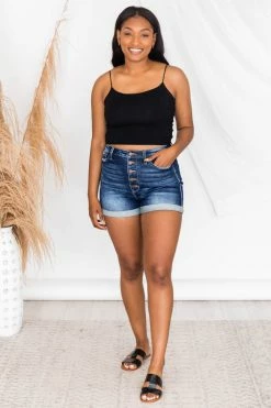 Best deal 👍 Pink Lily Album Of Memories Black Crop Tank 🎁 -lounge-tops shop 175284 2 650x