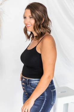 Best deal 👍 Pink Lily Album Of Memories Black Crop Tank 🎁 -lounge-tops shop 175284 5 5ebca24f d3b0 4679 a960 19b345d11482 650x