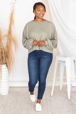 Promo π Pink Lily Lovely Spirit Olive Thermal Blouse FINAL SALE β 30 Promo π Pink Lily Lovely Spirit Olive Thermal Blouse FINAL SALE β -lounge-tops shop 175306 14 650x