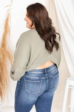 Promo π Pink Lily Lovely Spirit Olive Thermal Blouse FINAL SALE β 35 Promo π Pink Lily Lovely Spirit Olive Thermal Blouse FINAL SALE β -lounge-tops shop 175306 6 650x