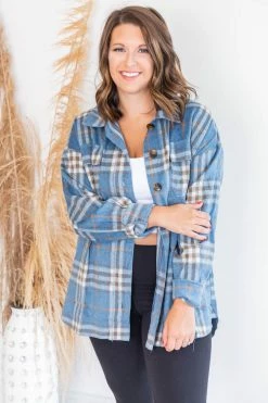 Coupon ✨ Pink Lily Misunderstood Heart Blue/Orange Plaid Shacket 👏 -lounge-tops shop 175402 4 7bb45f21 e84f 4744 8c77 9265786f20bc 650x