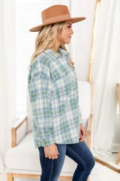 Best reviews of ⭐ Pink Lily Wishing On Forever Green Plaid Shacket FINAL SALE 🧨 -lounge-tops shop 175646 wishingonforever 180572 marymedium 174118 differenttimezonesmocha 3 650x