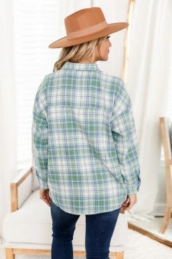 Best reviews of ⭐ Pink Lily Wishing On Forever Green Plaid Shacket FINAL SALE 🧨 -lounge-tops shop 175646 wishingonforever 180572 marymedium 174118 differenttimezonesmocha 4 650x