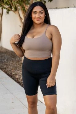 Best deal 🤩 Pink Lily Let's Seize The Day Taupe Bra Top ✔️ -lounge-tops shop 177462 186138 1 650x