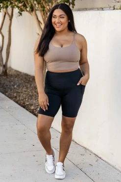 Best deal 🤩 Pink Lily Let's Seize The Day Taupe Bra Top ✔️ -lounge-tops shop 177462 186138 4 650x