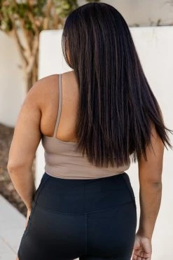 Best deal 🤩 Pink Lily Let's Seize The Day Taupe Bra Top ✔️ -lounge-tops shop 177462 186138 8 650x