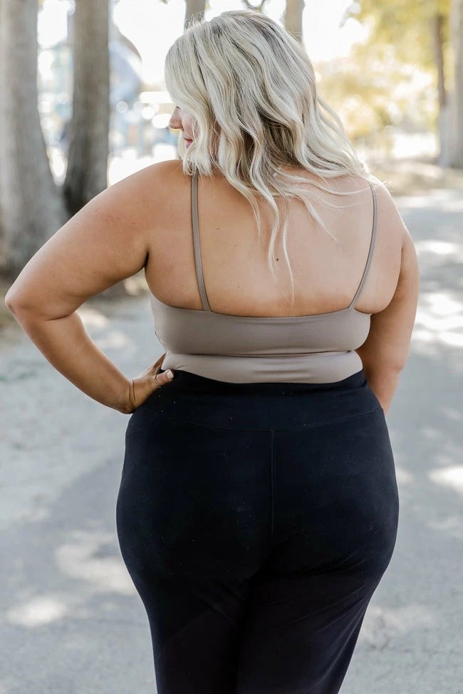 Best deal 🤩 Pink Lily Let's Seize The Day Taupe Bra Top ✔️ - Image 15