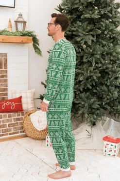 Promo 🎁 Pink Lily Right Timing Men's Green Tree Print Pajama Top FINAL SALE 🌟 -lounge-tops shop 177852 177858 4 80e0bbf3 862e 45fd 9125 7becaf5b4941 650x