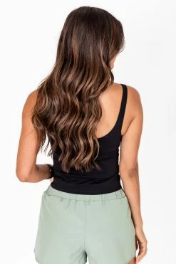 Top 10 🤩 Pink Lily Miles Ahead Black V-Neck Tank Bra Top ✨ -lounge-tops shop 177952 180284 8 650x