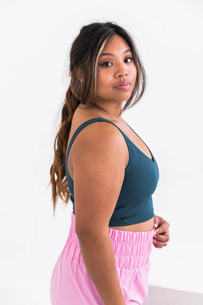 Promo π Pink Lily Exceed My Expectations Teal V-Neck Cropped Bra Top FINAL SALE π€© 14 Promo π Pink Lily Exceed My Expectations Teal V-Neck Cropped Bra Top FINAL SALE π€© - Image 12