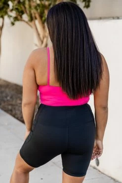 Promo 🤩 Pink Lily Let's Seize The Day Hot Pink Bra Top 😀 -lounge-tops shop 179604 185034 7 650x