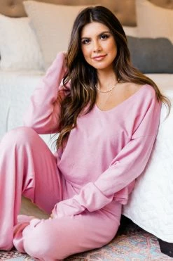 Best reviews of 🧨 Pink Lily Future Goals Pink Lightweight Sweater FINAL SALE 😉