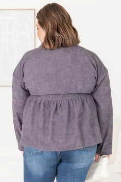 Best Sale π― Pink Lily Keep The Class Charcoal Corded Peplum Hem Shacket FINAL SALE β 26 Best Sale π― Pink Lily Keep The Class Charcoal Corded Peplum Hem Shacket FINAL SALE β -lounge-tops shop 183504 6 650x