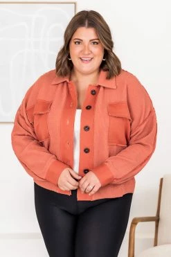 Buy π₯ Pink Lily Remember Me Rust Button Front Shacket FINAL SALE π 33 Buy π₯ Pink Lily Remember Me Rust Button Front Shacket FINAL SALE π -lounge-tops shop 183724 2 650x