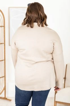 Best Sale 🎉 Pink Lily Treat Me Better Beige Shacket 🔥 -lounge-tops shop 183778 4 650x