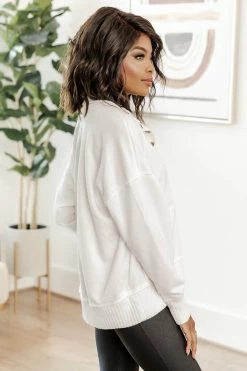 Promo 👏 Pink Lily Just Go With It Cream Henley Pullover 😀 -lounge-tops shop 183892 justgowithitcream 172298 chicstart 8 650x