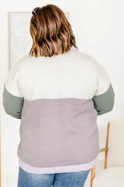 Best reviews of 🌟 Pink Lily Sounds Good To Me Purple And Green Colorblock Knit Shacket ❤️ -lounge-tops shop 184194 9 650x