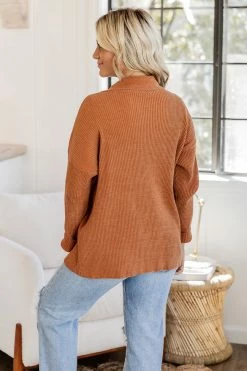 Best deal 🌟 Pink Lily Winding Autumn Roads Rust Brushed Ribbed Shacket FINAL SALE ✔️ -lounge-tops shop 184428 windingautumnroads 176250 shanna 171826 believeinforeverwhite 13 650x