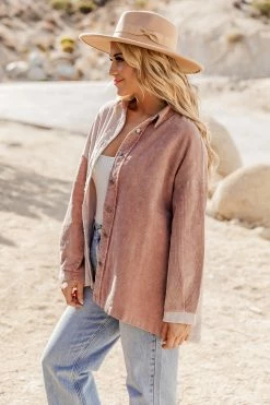 Best Pirce ⭐ Pink Lily Highlight The Good Blush Colorblock Corduroy Shacket 🌟 -lounge-tops shop 184628 highlightthegood 184582 matilda 171388 fineanddandyivory174116 differenttimezonescamel 18 650x