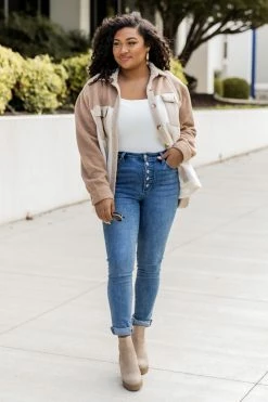 Best deal π₯° Pink Lily Don't Talk Me Down Beige And Ivory Colorblock Sherpa Jacket π 18 Best deal π₯° Pink Lily Don't Talk Me Down Beige And Ivory Colorblock Sherpa Jacket π -lounge-tops shop 184914 2 650x