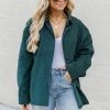 Cheapest 🧨 Pink Lily Easy To Miss Evergreen Corduroy Shacket ⌛