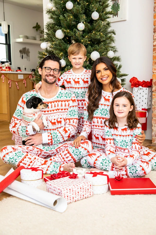 Hot Sale π Pink Lily Kids Santa Tell Me Red And Ivory β Christmas Print Pajama Set 𧨠16 Hot Sale π Pink Lily Kids Santa Tell Me Red And Ivory β Christmas Print Pajama Set 𧨠- Image 14