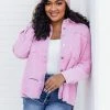 Best deal 😀 Pink Lily Keep Me Grounded Pink Frayed Edge Cord Shacket 🥰 -lounge-tops shop 185740 8 650x