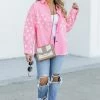 Discount 😍 Pink Lily Stars In Her Eyes Pink Star Denim Jacket 😉 -lounge-tops shop 186884 13 650x