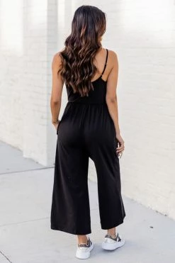 Best deal ✔️ Pink Lily Find What You Need Black Jumpsuit 🛒 -lounge-tops shop 187128 12 650x