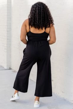 Best deal ✔️ Pink Lily Find What You Need Black Jumpsuit 🛒 -lounge-tops shop 187128 3 650x