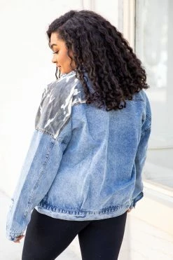 Best deal 💯 Pink Lily Wash It Away Camo Denim Jacket 🤩 -lounge-tops shop 187460 8 650x