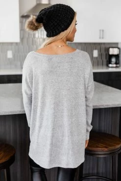 Top 10 🎉 Pink Lily Simple Style Grey Blouse 🎉 -lounge-tops shop 1K0A1786 22430686 394d 40ce 9418 d94e84a7821f 650x