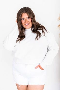 Cheap 🤩 Pink Lily Stellar Weekend Grey Acid Wash Cropped Cord Sweatshirt 🎁 -lounge-tops shop 1K0A4042 650x