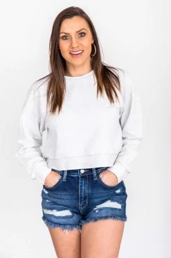 Cheap 🤩 Pink Lily Stellar Weekend Grey Acid Wash Cropped Cord Sweatshirt 🎁 -lounge-tops shop 1K0A4084 95e02f99 fd78 4303 a0c6 ffc3a437ec38 650x