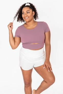 Buy 🎁 Pink Lily Maybe I'm Dreaming Purple Cutout Active Short Sleeve Tee 🌟 -lounge-tops shop 1K0A8065 25744a71 ab9f 4411 8871 1cafce5d9e20 650x