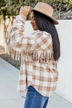 Wholesale 🔔 Nashville Pink And Beige Shacket - Krista X Pink Lily ✔️ -lounge-tops shop 219A0982 650x