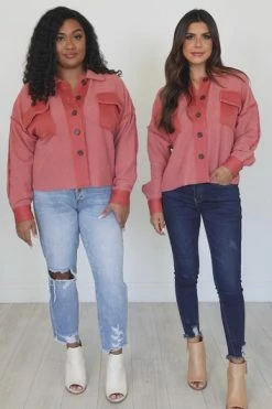 Buy 🔥 Pink Lily Remember Me Rust Button Front Shacket FINAL SALE 👍 -lounge-tops shop 4bab4d961df040bf97b83beec29026e9.thumbnail.0000000000 530x530