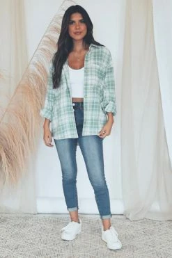 Best reviews of ⭐ Pink Lily Wishing On Forever Green Plaid Shacket FINAL SALE 🧨 -lounge-tops shop 830f6da2b7994b99ae35999127c5f213.thumbnail.0000000 530x530