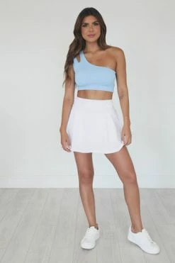 Flash Sale 👍 Pink Lily No Excuses Blue One Shoulder Double Strap Sports Bra 😀 -lounge-tops shop 91ca9e27931a46cf8dae3c68d25bdf67.thumbnail.0000000 530x530