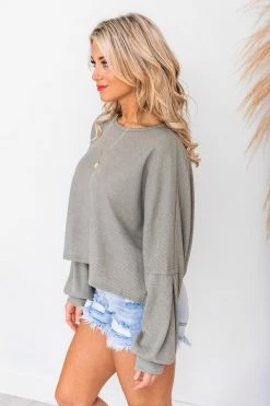 Promo π Pink Lily Lovely Spirit Olive Thermal Blouse FINAL SALE β 24 Promo π Pink Lily Lovely Spirit Olive Thermal Blouse FINAL SALE β -lounge-tops shop LOVELYSPIRITOLIVETHERMALBLOUSE 173816 backroadsongslight 173326 jenna 11 650x