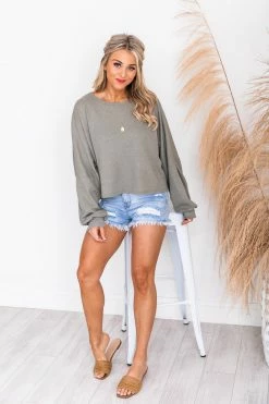 Promo π Pink Lily Lovely Spirit Olive Thermal Blouse FINAL SALE β 22 Promo π Pink Lily Lovely Spirit Olive Thermal Blouse FINAL SALE β -lounge-tops shop LOVELYSPIRITOLIVETHERMALBLOUSE 173816 backroadsongslight 173326 jenna 6 650x