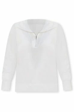 Discount 👏 Pink Lily Pulling Heartstrings Ivory Quarter Zip Pullover 💯 -lounge-tops shop PullingHeartstringsIvoryQuarterZipPullover 650x