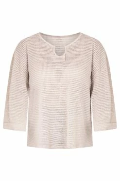 Best deal 😉 Pink Lily Sweet Enough Oatmeal Knitted Pullover 🧨 -lounge-tops shop SweetEnoughOatmealKnittedPullover 650x